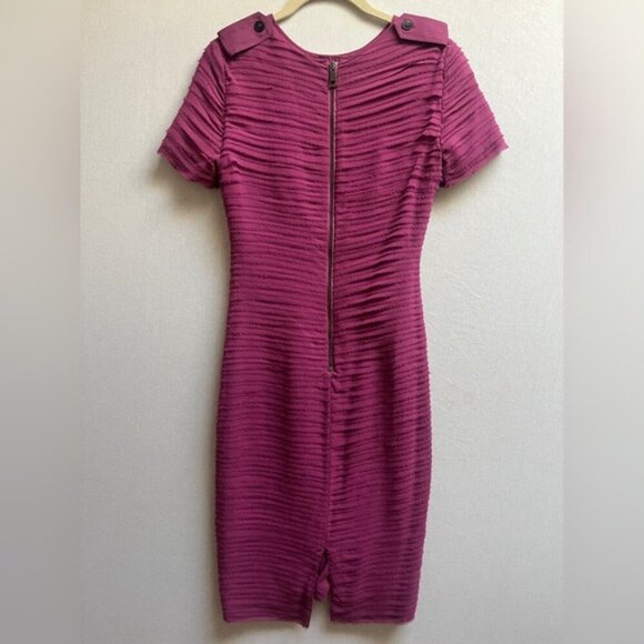 Burberry London short sleeve silk dress Sz 4 - Picture 2 of 9